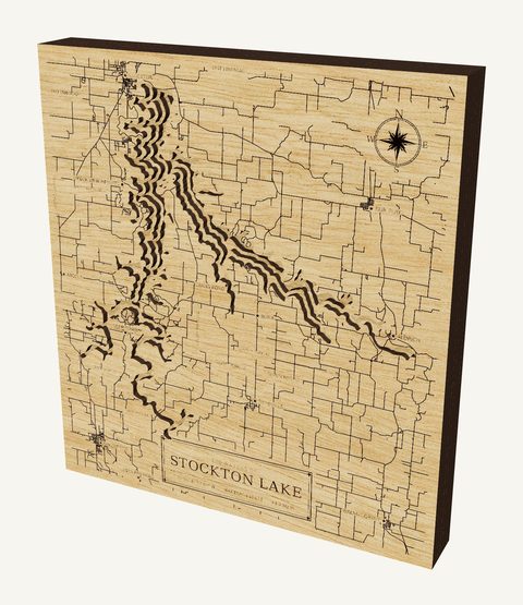 Stockton Lake wood map