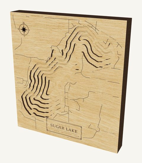 Sugar Lake wood map