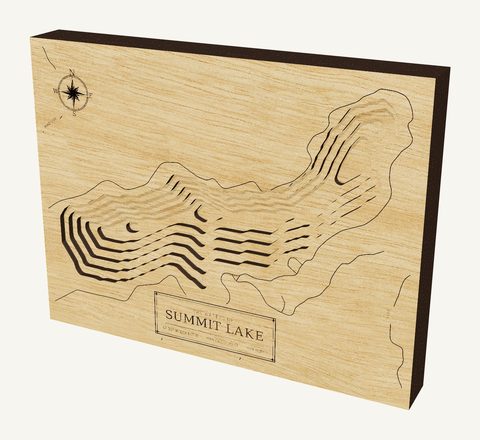 Summit Lake wood map