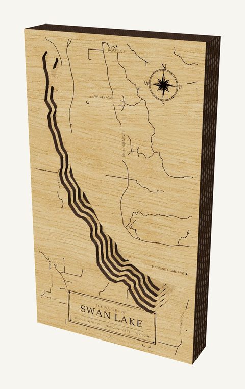 Swan Lake wood map