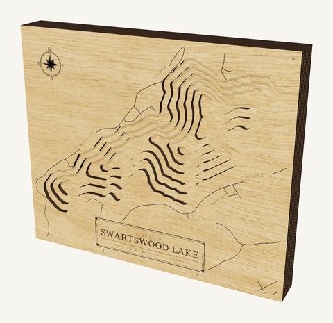 Swartswood Lake wood map