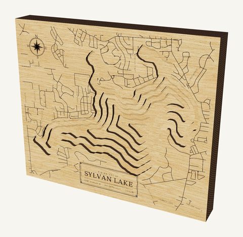 Sylvan Lake wood map