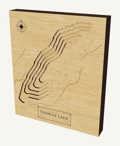 Tanwax Lake wood map