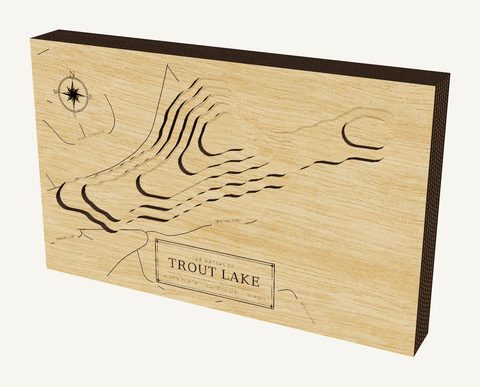 Trout Lake wood map