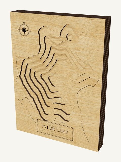 Tyler Lake wood map