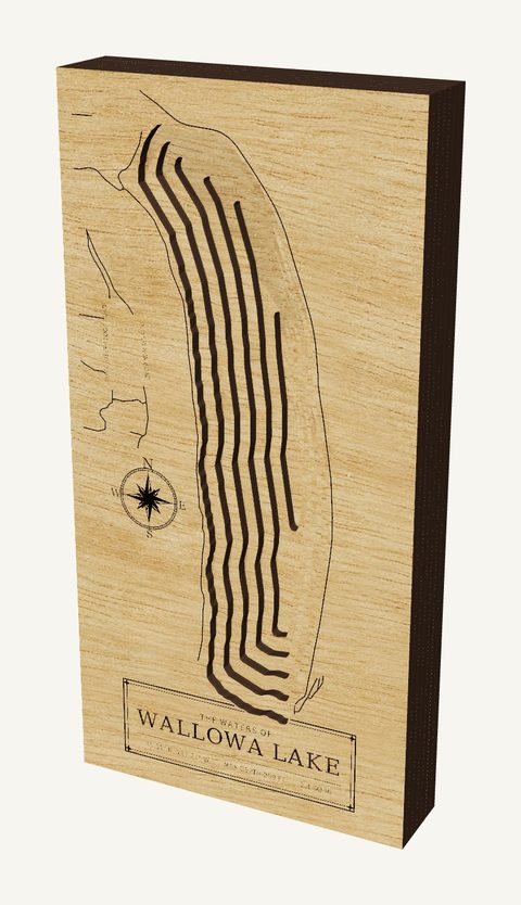 Wallowa Lake wood map