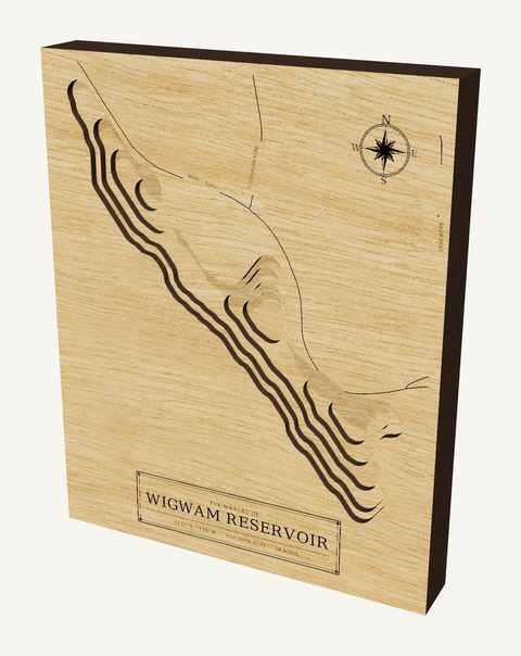 Wigwam Reservoir wood map
