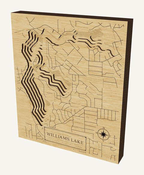 Williams Lake wood map