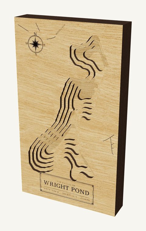 Wright Pond wood map